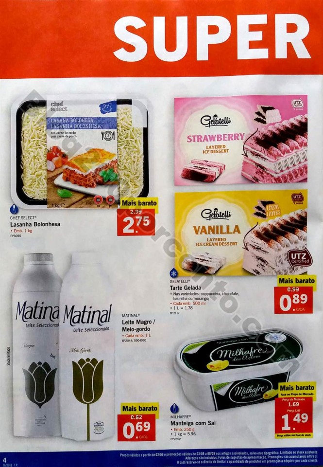 antevisao lidl tudo a 1 euro promocoes de 3 a 9 se