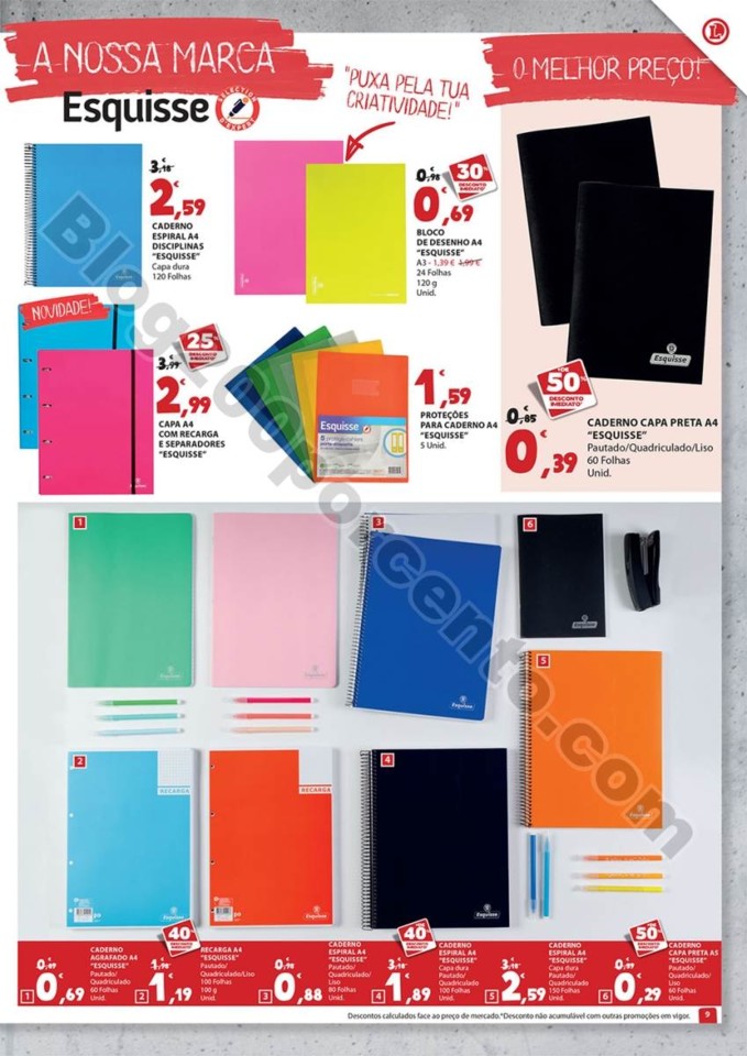 Antevisão Folheto E-LECLERC Regresso às aulas p