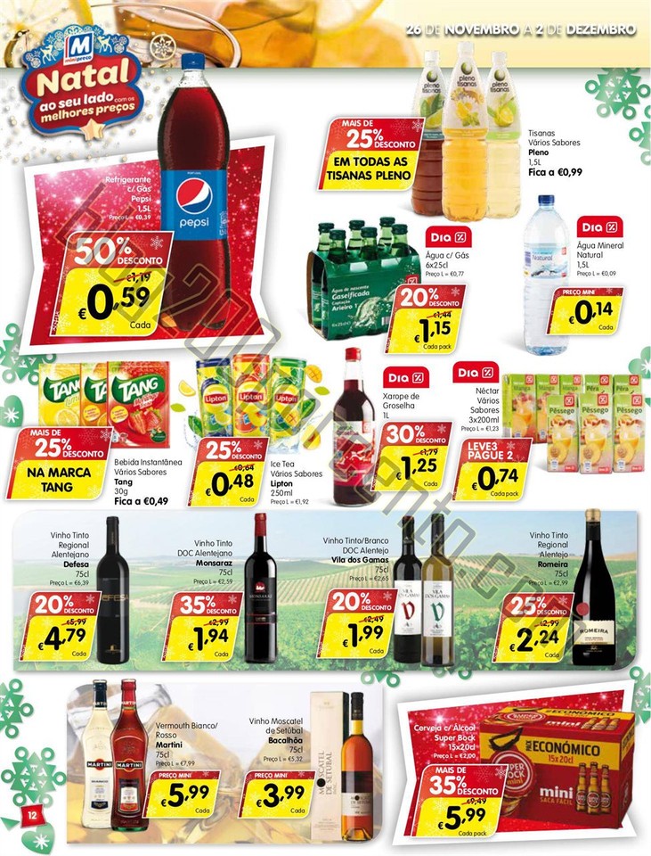 Antevisão Folheto MINIPREÇO Market de 26 novembr