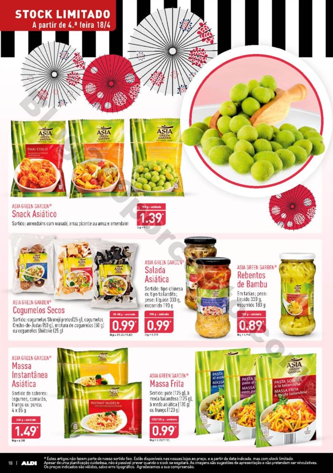Antevisão Folheto ALDI Ásia promoções a partir