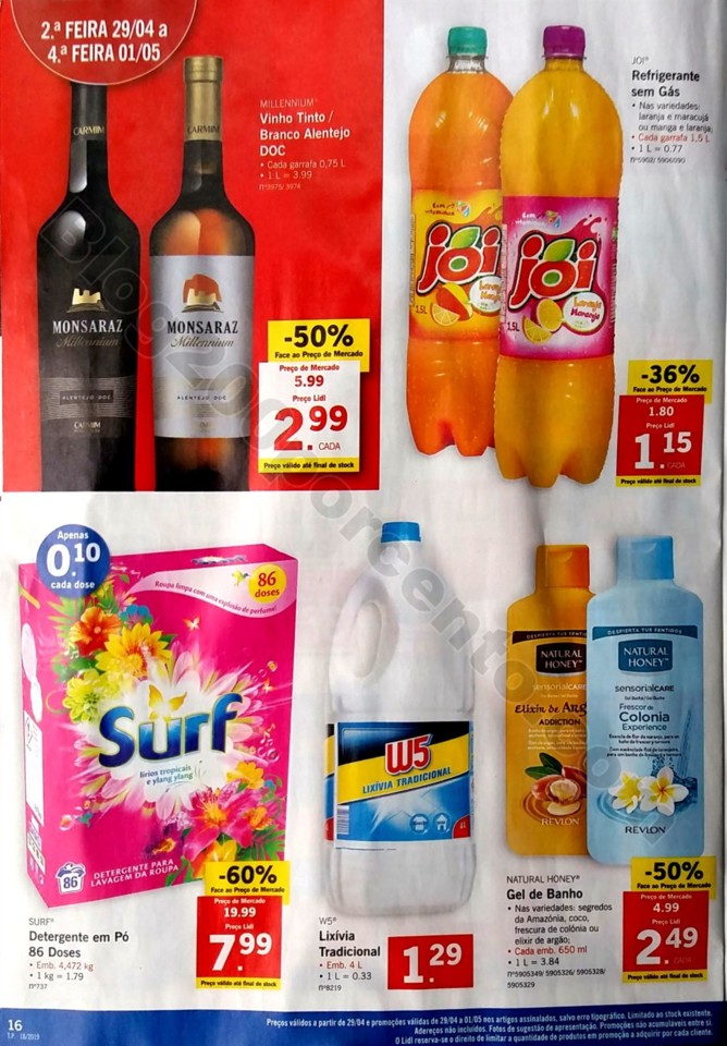 antevisao folheto lidl promocoes de 29 abril a 5 m