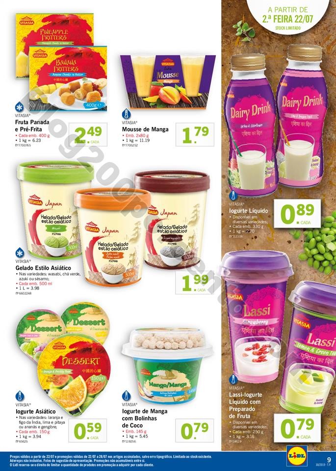 folheto LIDL alimentar Promoções a partir de 22 