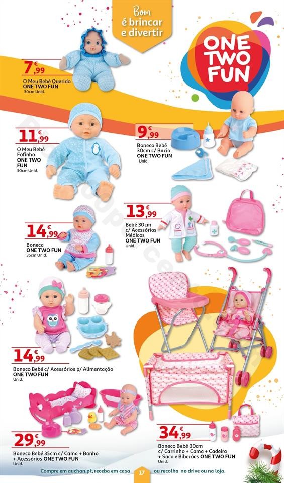 Folheto Brinquedos Natal AUCHAN Promoções de 8 n
