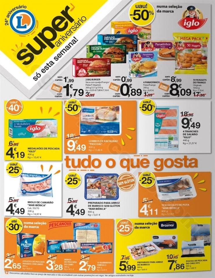 Antevisão Folheto E-LECLERC Aniversário promoç