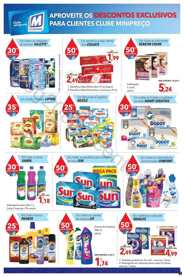 Antevisão Folheto CLAREL Bebé promoções de 12 