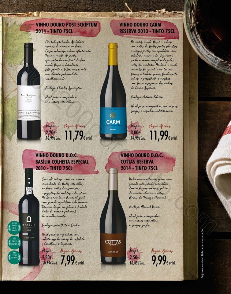 Novo Folheto PINGO DOCE Vinhos &amp; Sabores promoçõ