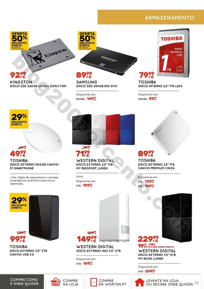 Antevisão Folheto WORTEN Regresso às aulas de 31