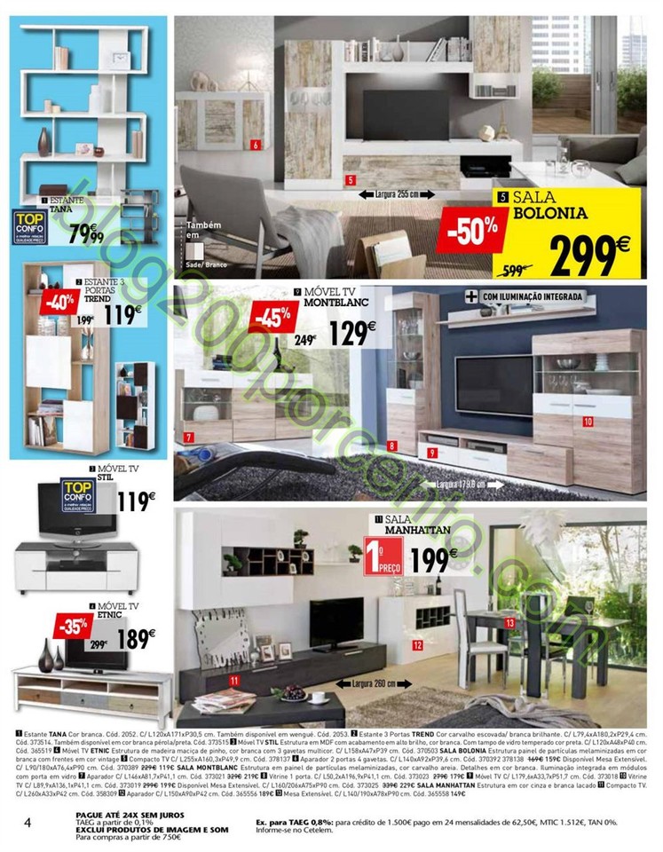 Novo Folheto CONFORAMA Promoções de 17 a 31 mar