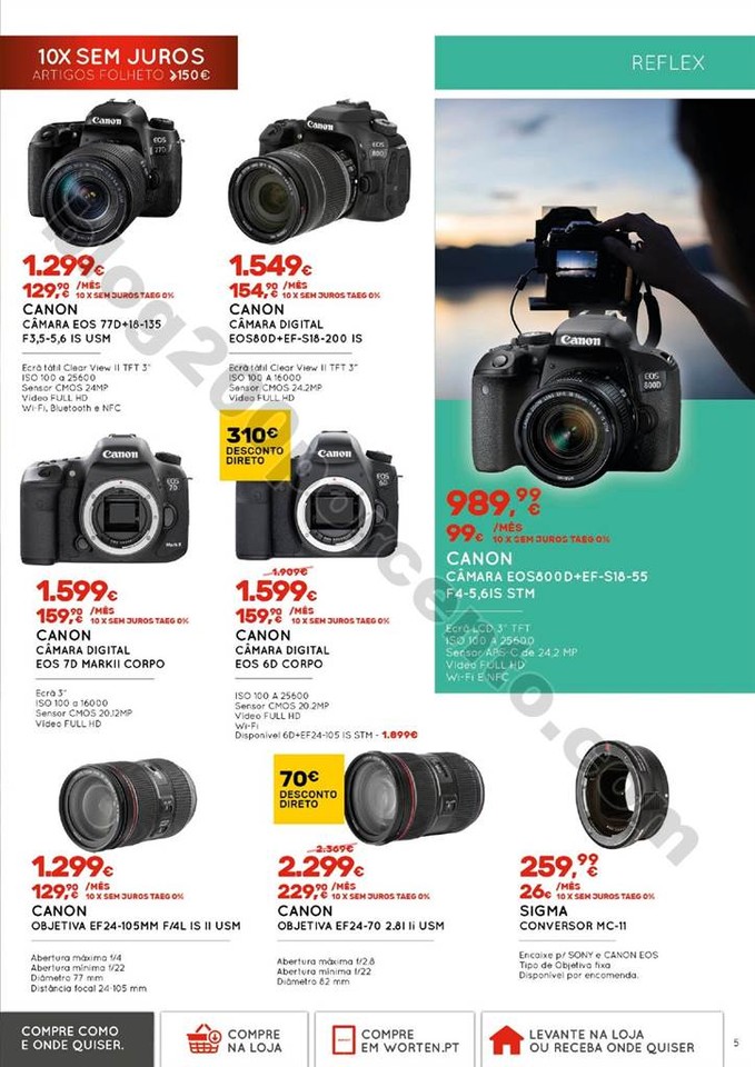 Antevisão Folheto Extra WORTEN Fotografia promoç