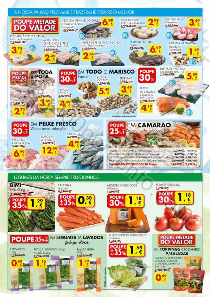 Antevisão Folheto PINGO DOCE Frescos promoções 