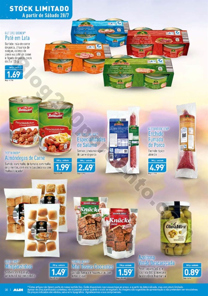 Antevisão Folheto ALDI Promoções a partir de 25