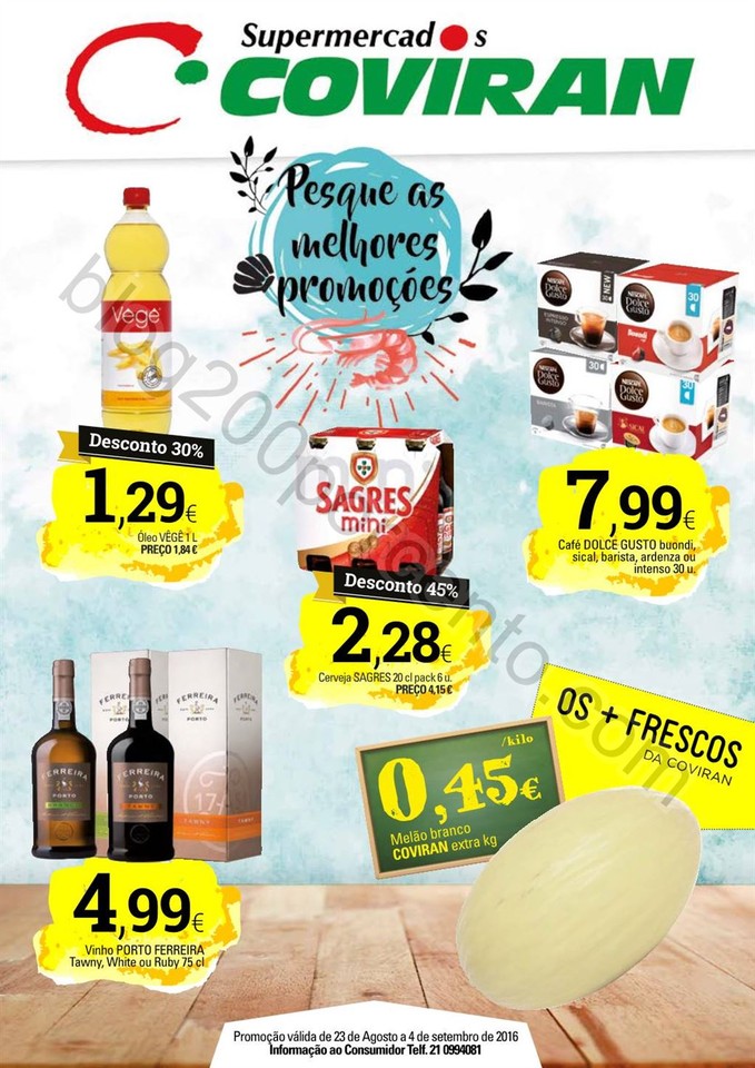 Novo Folheto COVIRAN Promoções de 22 agosto a 4 