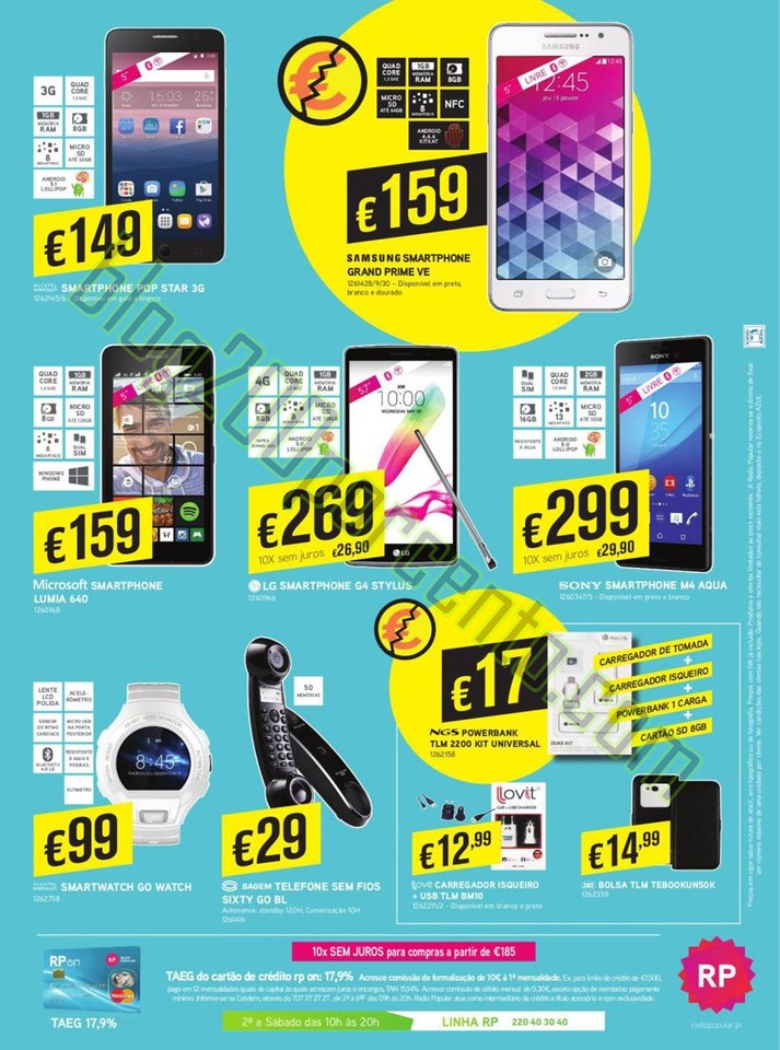 Antevisão Folheto RADIO POPULAR Low Cost promoç