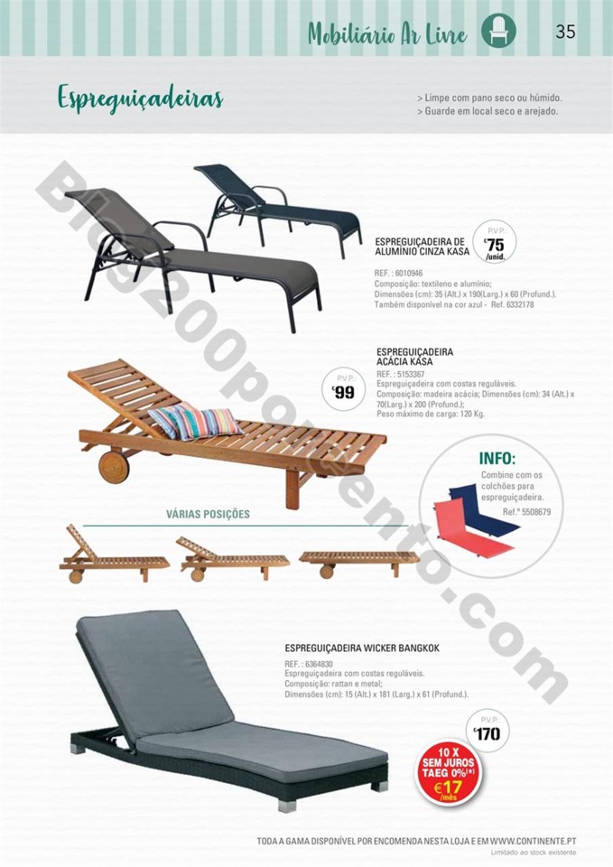 Antevisão Catálogo CONTINENTE Ar livre de 8 maio