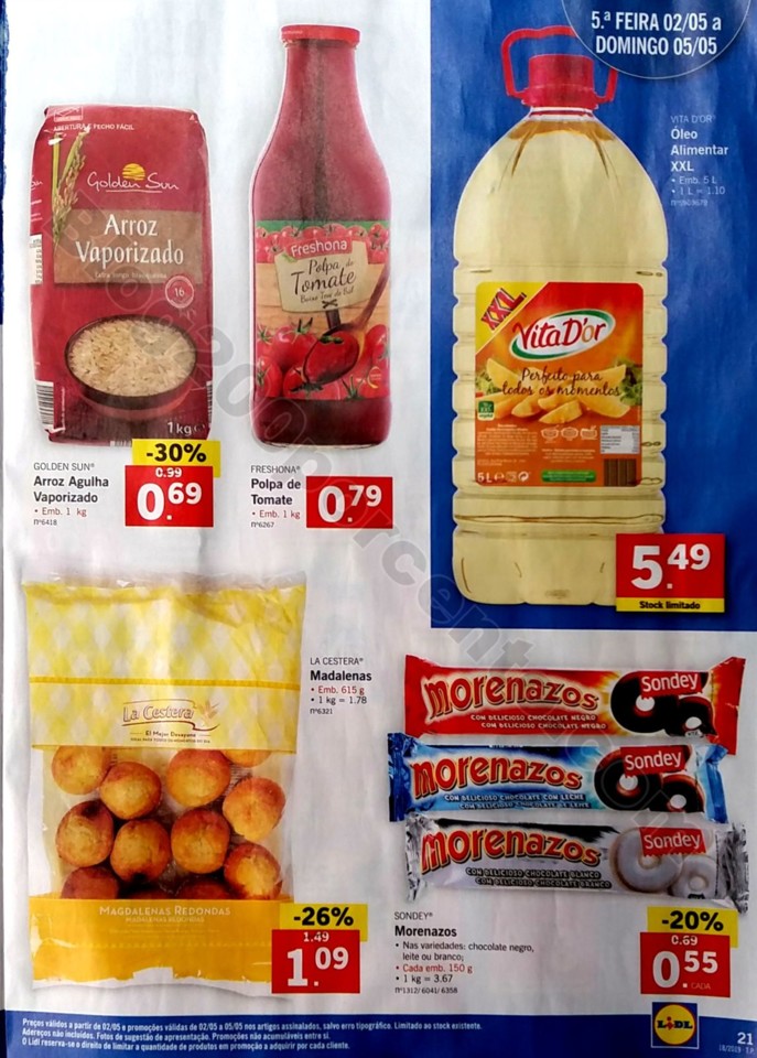antevisao folheto lidl promocoes de 29 abril a 5 m