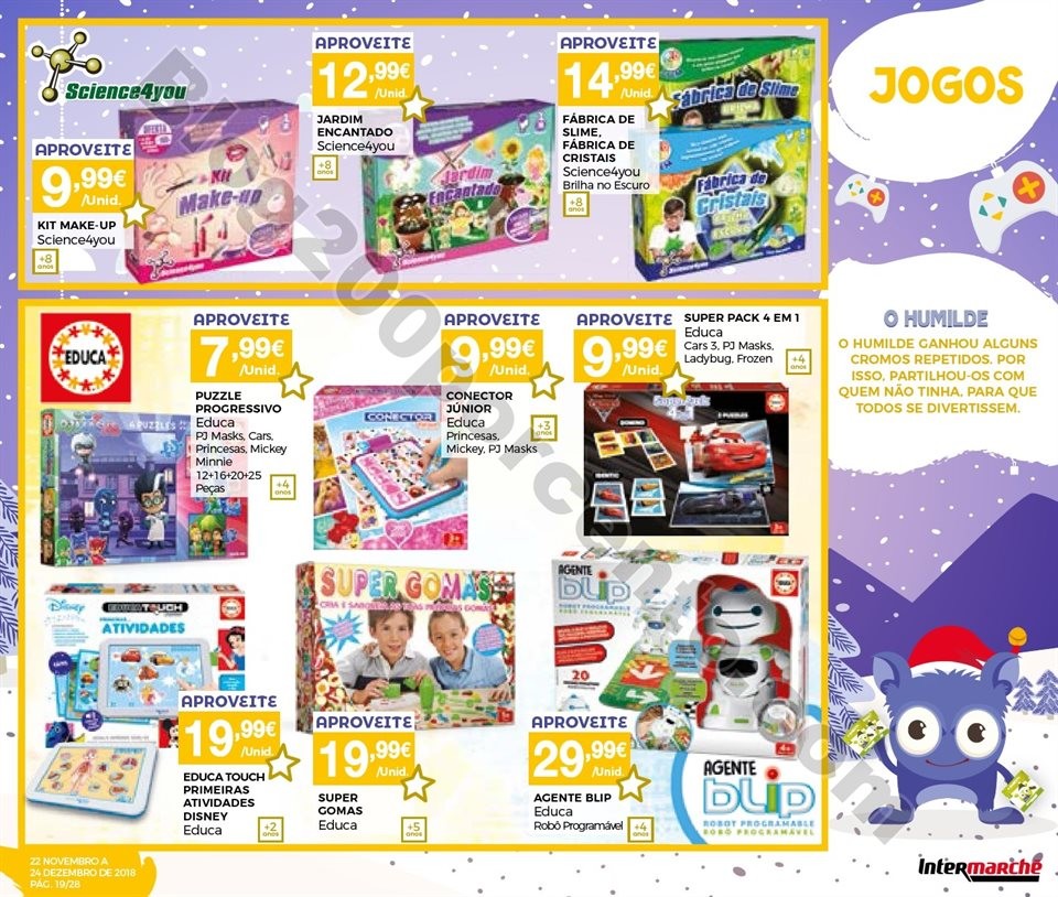Antevisão Folheto INTERMARCHÉ Brinquedos Natal P