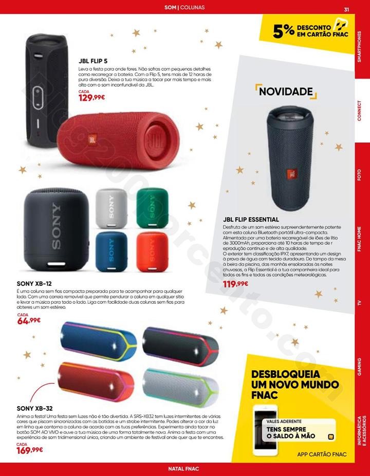 Antevisão Folheto FNAC Natal Tecnologia Promoçõ
