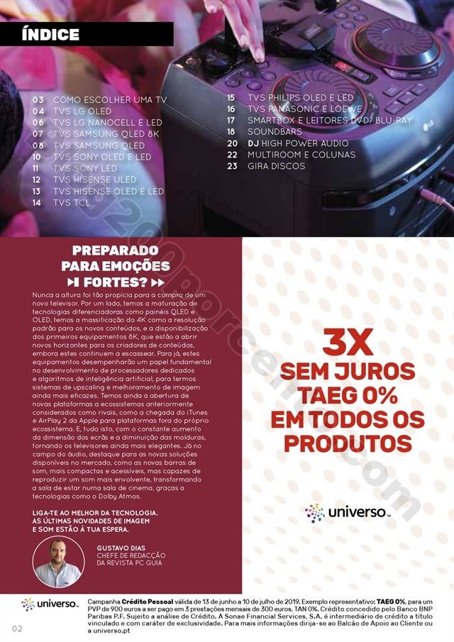 Antevisão Folheto WORTEN Especial Tv &amp; Audiio Pro