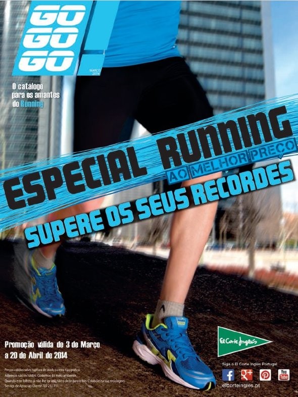 Novo folheto | EL CORTE INGLÉS | Especial Runnig