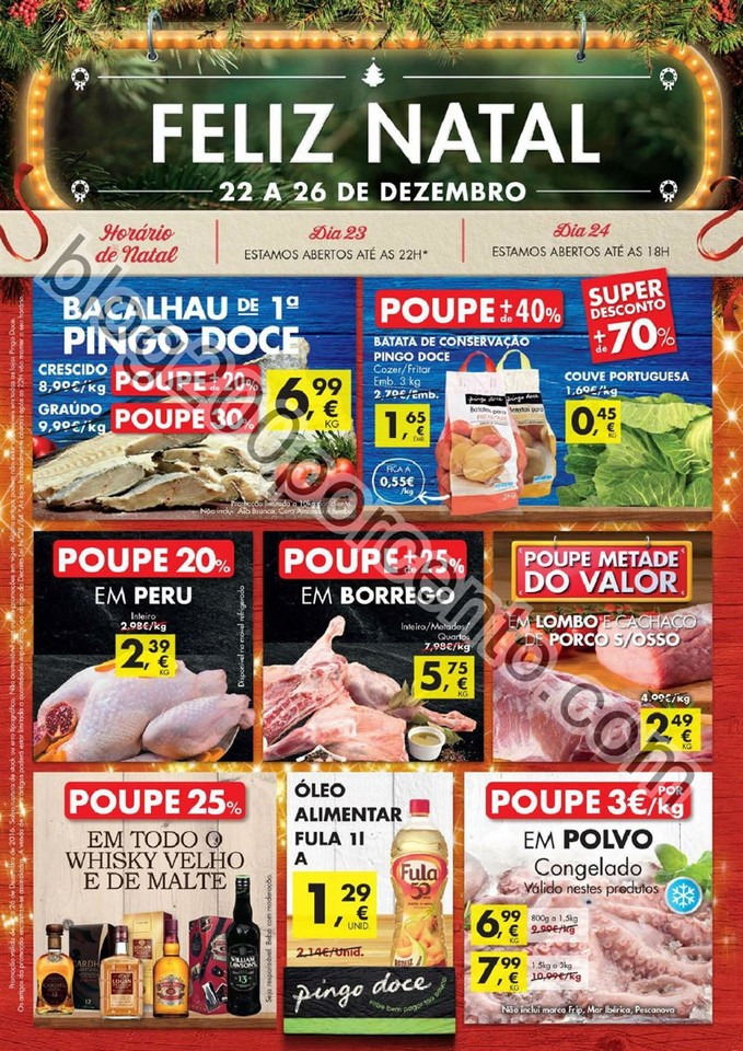 Antevisão Folheto Extra PINGO DOCE Natal promoç