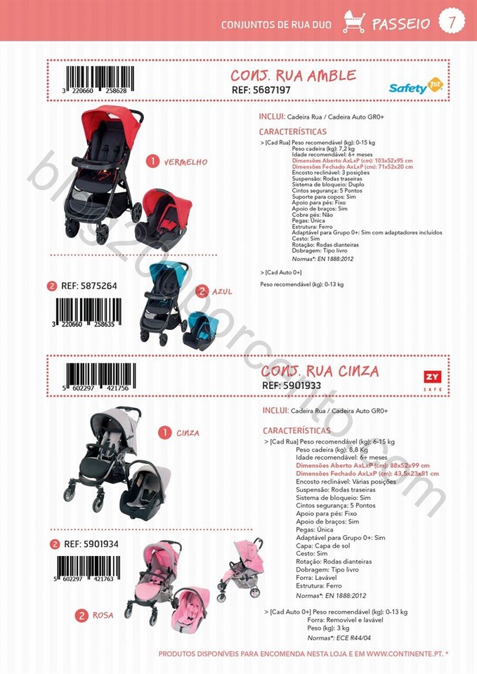 Catálogo técnico puericultura CONTINENTE Promoç