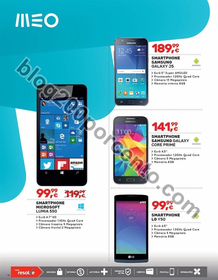 Antevisão Folheto WORTEN Mobile promoções de 9 