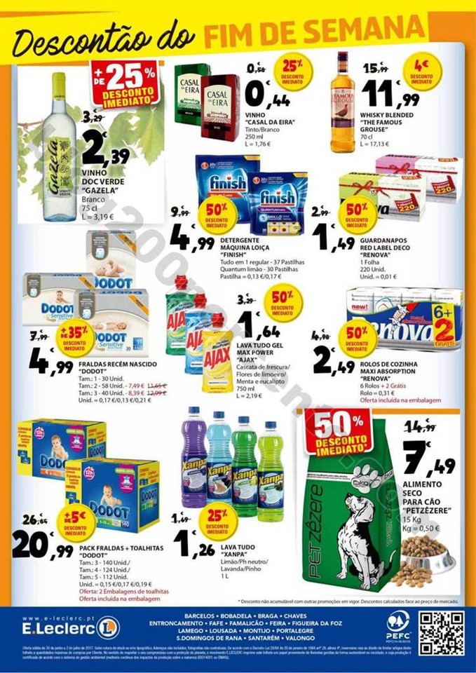 Antevisão Folheto E-LECLERC Fim de semana promoç