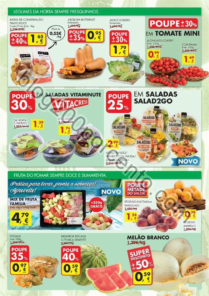 Antevisão Folheto PINGO DOCE Frescos de 9 a 11 ag