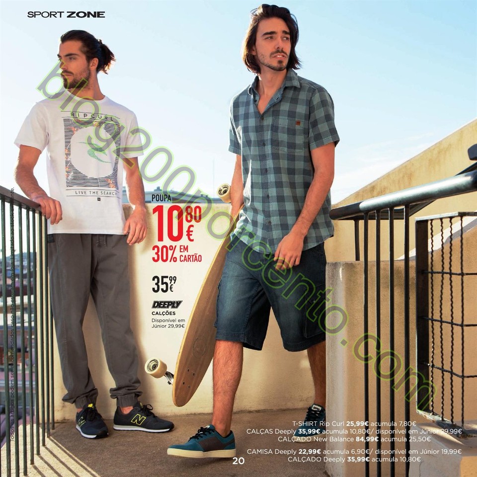 Novo Folheto SPORT ZONE promoções de 9 março a 