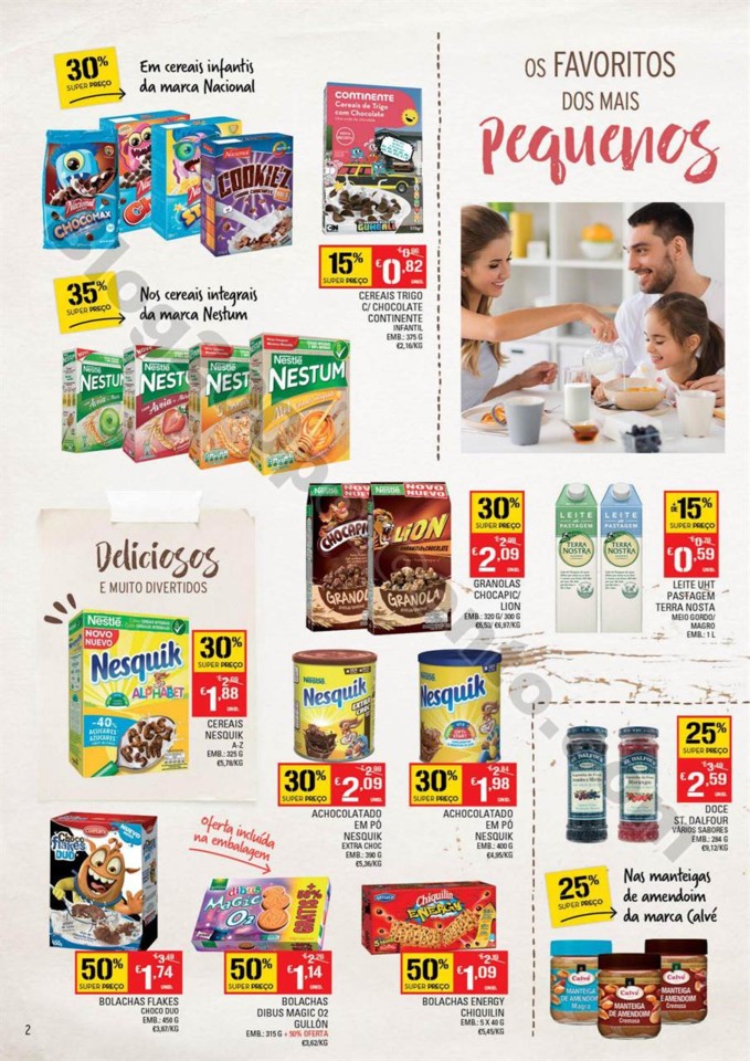 Antevisão Folheto CONTINENTE Extra pequeno almoç