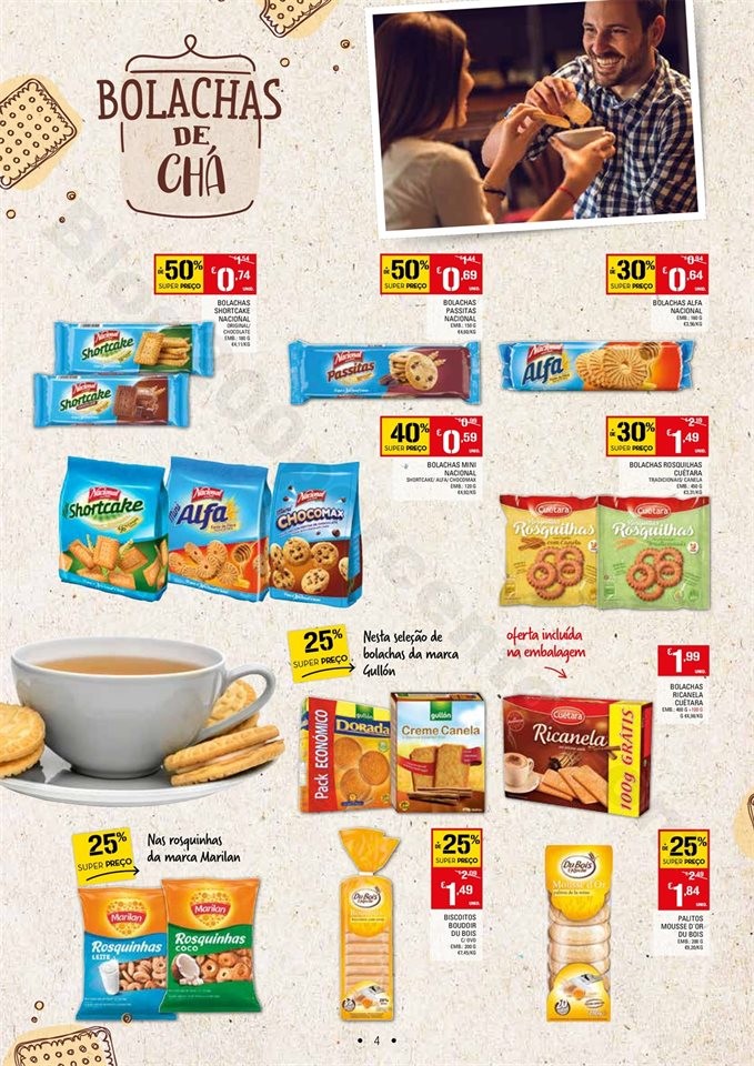 Antevisão Folheto CONTINENTE Bolachas 5 a 18  fev