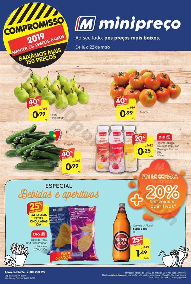 Antevisão Folehto MINIPREÇO Nacional 16 a 22 mai
