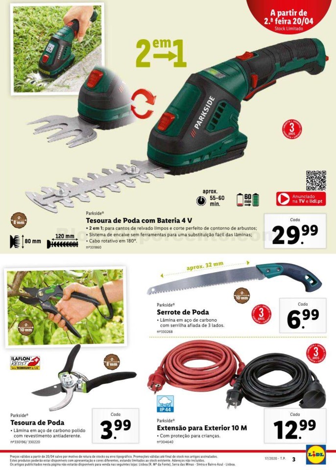 Antevisão Folheto LIDL Promoções de 20 a 26 abr