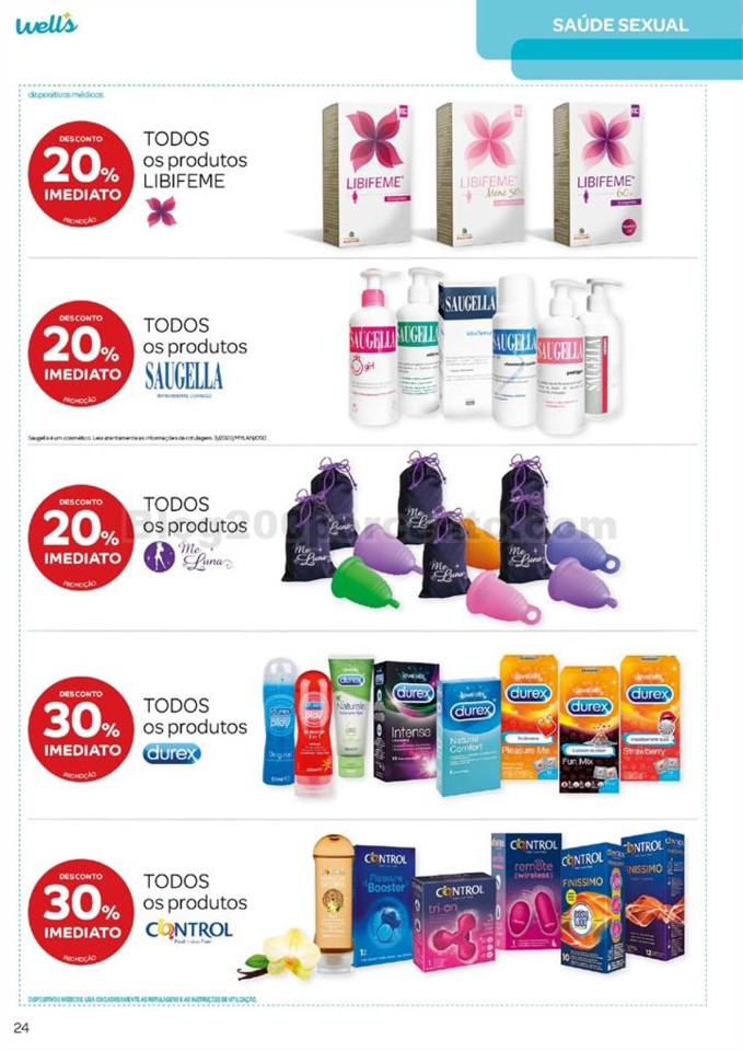 Antevisão Folheto WELLS Promoções de 24 março 