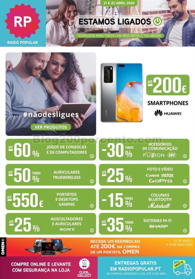 Antevisão Folheto RADIO POPULAR Promoções de 21