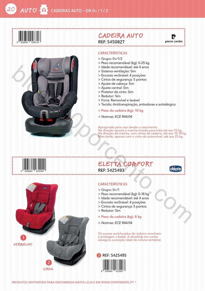 Catálogo técnico puericultura CONTINENTE Promoç