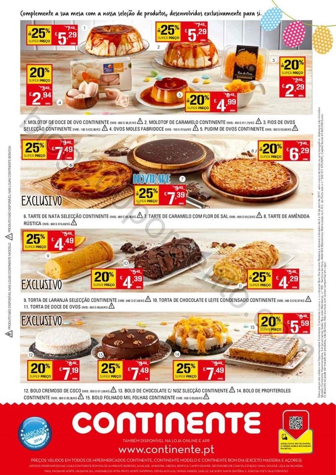 Antevisão Folheto CONTINENTE Extra Páscoa promo