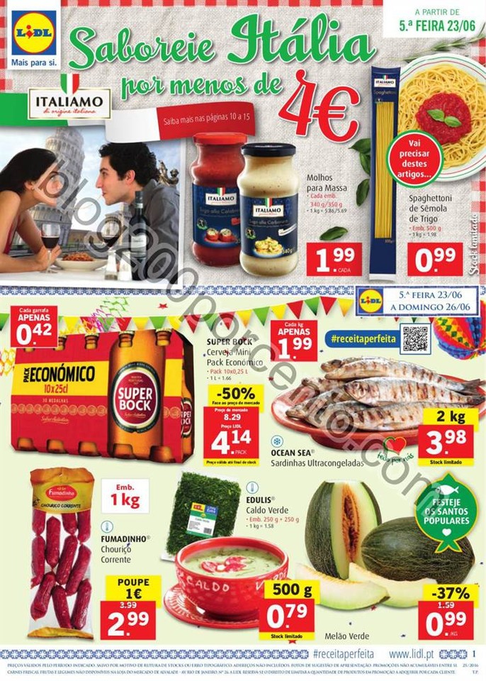 Antevisão Folheto LIDL Promoções de 23 a 29 jun