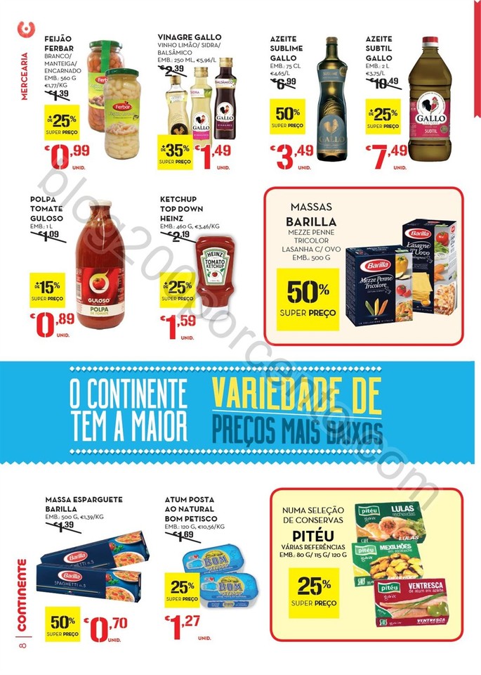 Antevisão Folheto CONTINENTE Açores de 30 agosto