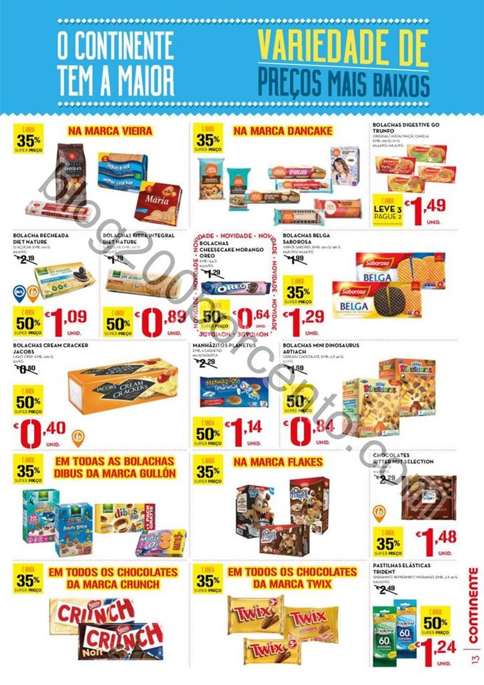 Antevisão Folheto CONTINENTE Promoções de 9 a 1
