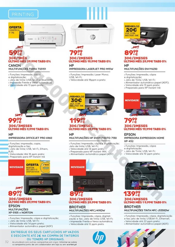 Antevisão Folheto WORTEN Regresso às aulas promo