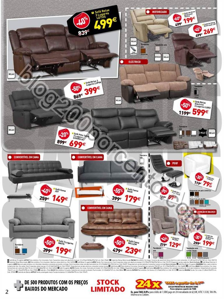 Novo Folheto CONFORAMA Saldos promoções de 1 a 1