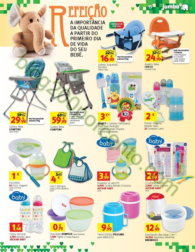 Antevisão Folheto JUMBO Especial Bebé promoçõe