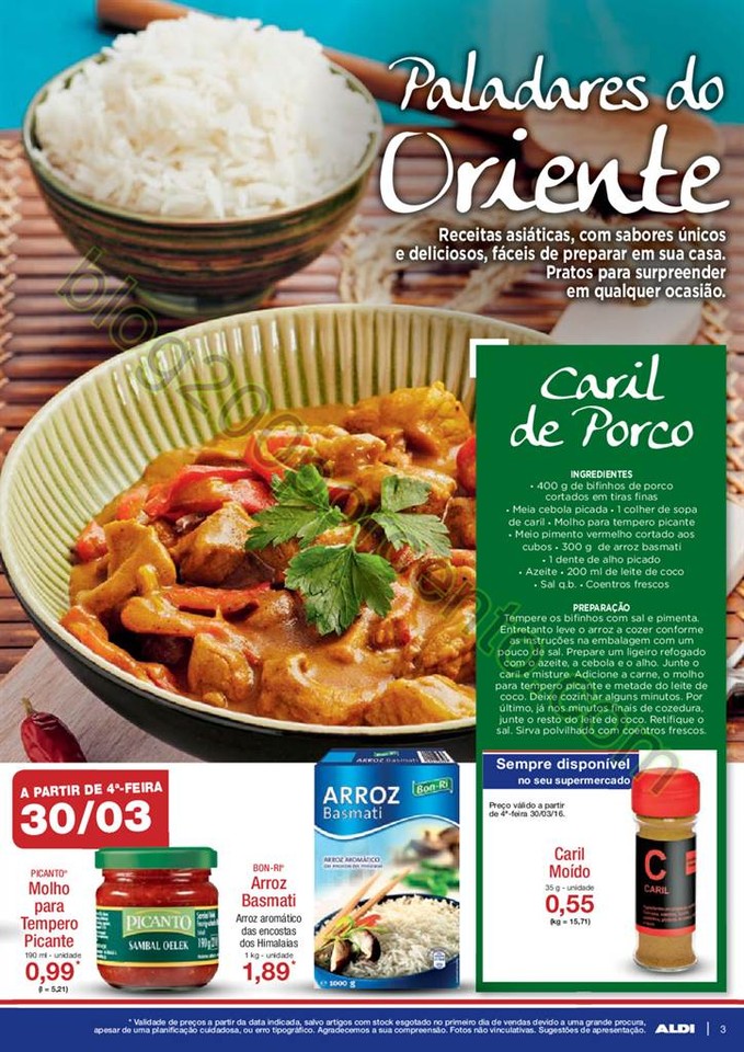 Antevisão Folheto ALDI promoções a partir de 30