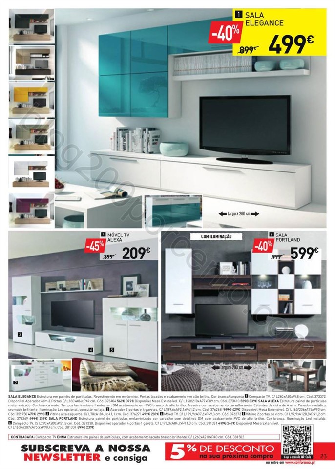 Novo Folheto CONFORAMA promoções de 9 a 23 fever