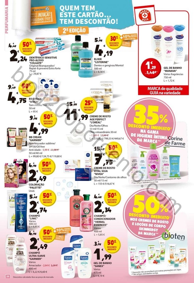 Antevisão Folheto E-LECLERC Promoções de 27 set