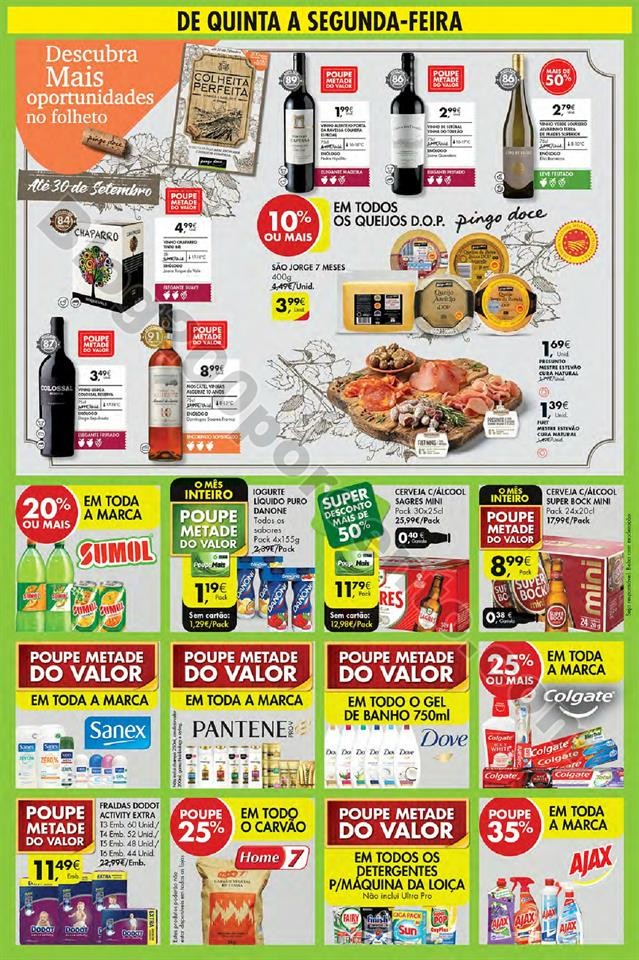 Folheto PINGO DOCE Fim de semana 12 a 16 setembro 