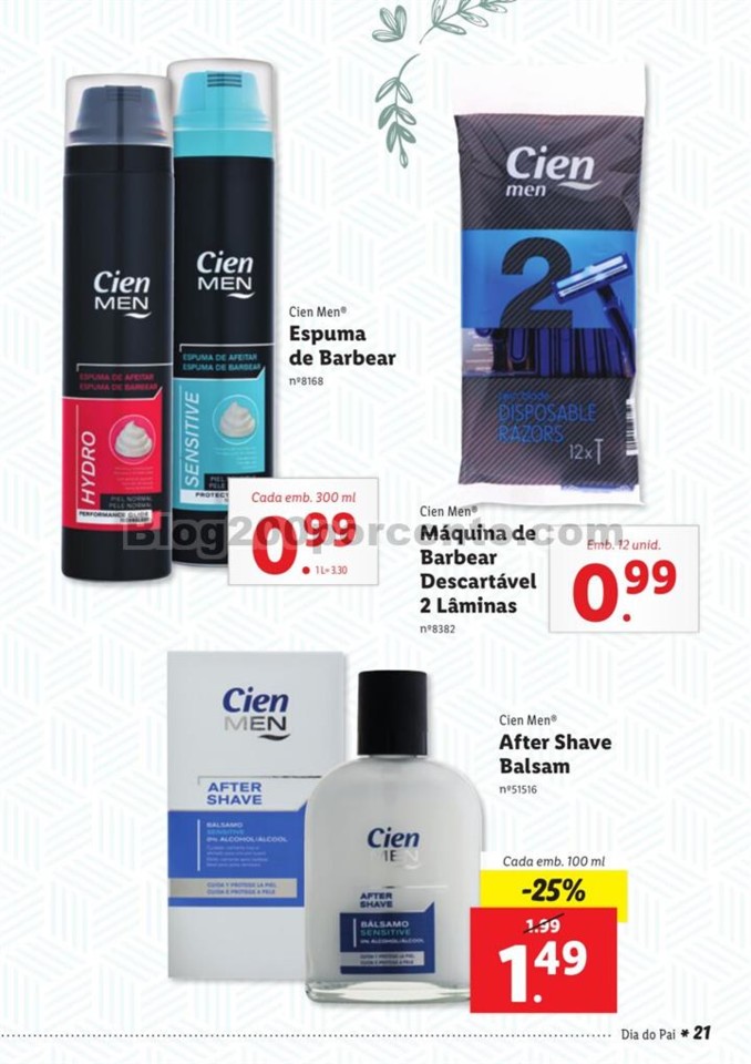 Antevisão Folheto LIDL Dia do Pai Promoções de 