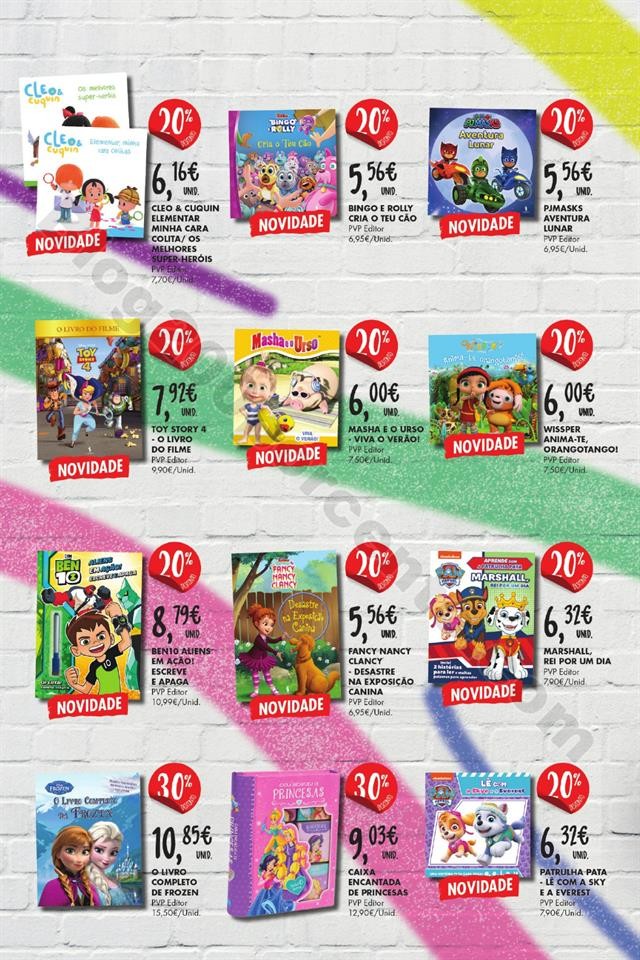 Antevisão Folheto PINGO DOCE Bazar Livros Promoç