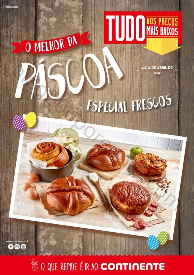 Antevisão Folheto CONTINENTE Extra Páscoa promo